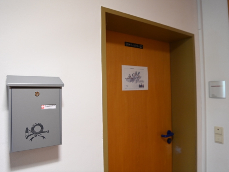 Briefkasten und T&uuml;r
