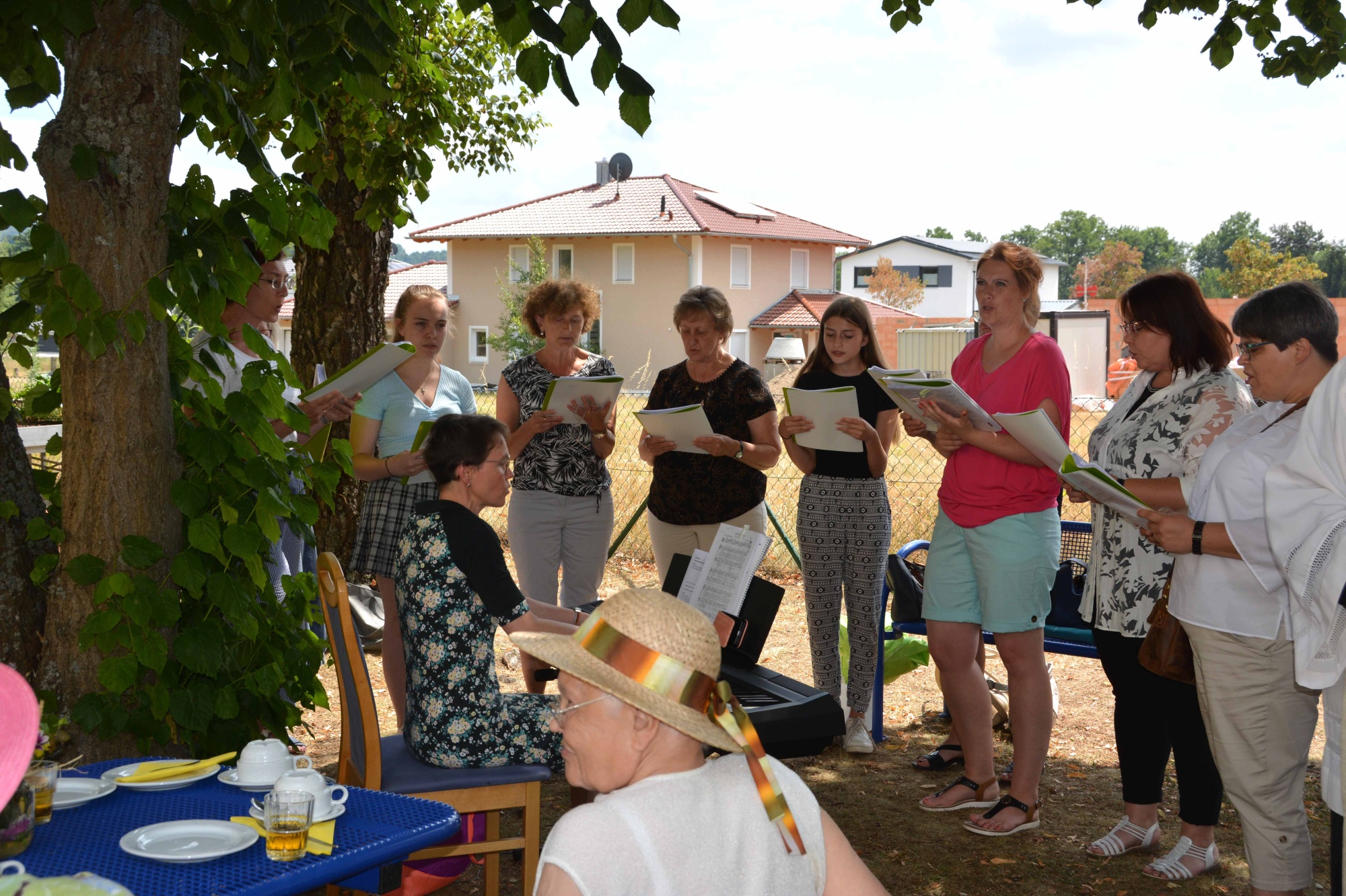 Musiker im Freien