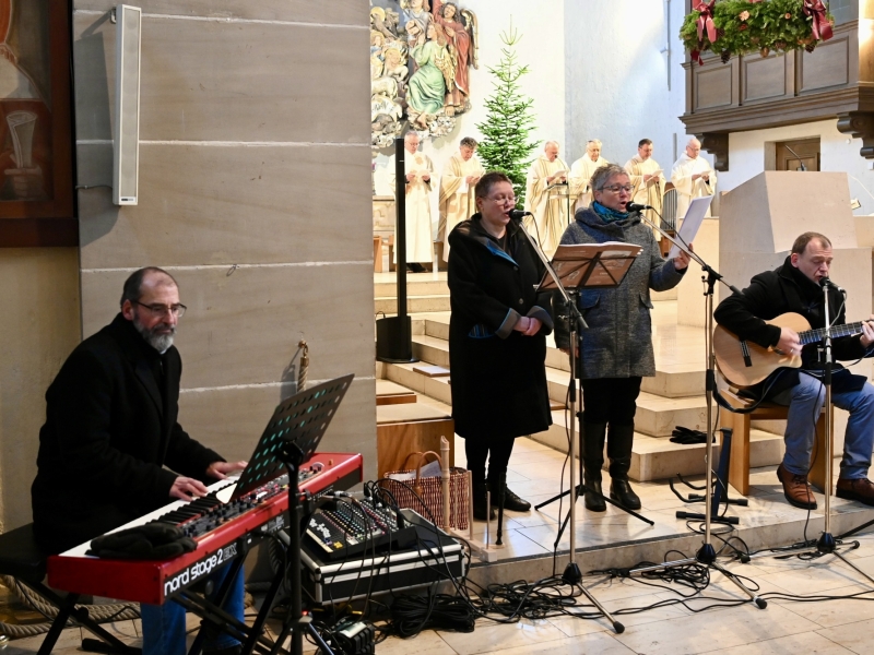 Musiker in Kirche