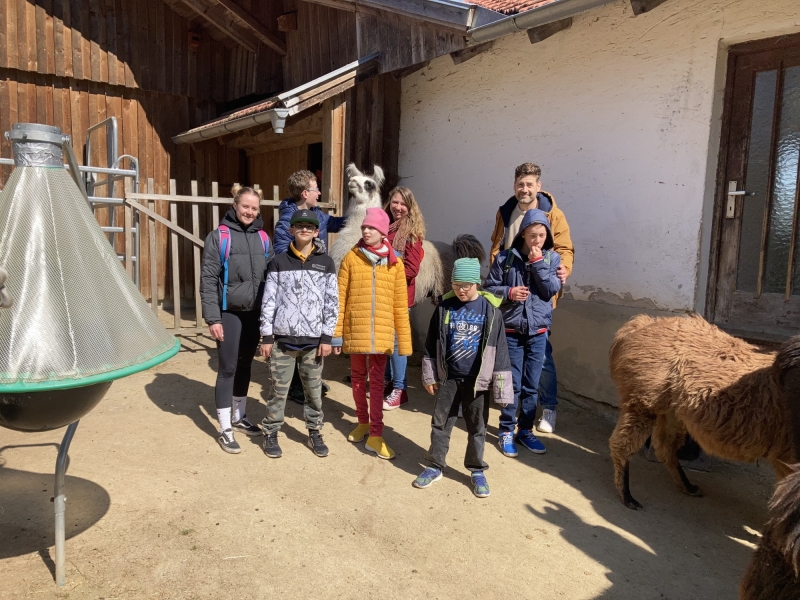 Gruppe im Zoo