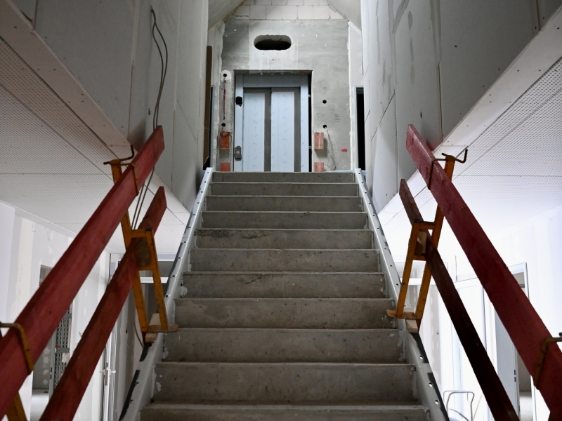 Blick in eine Baustelle