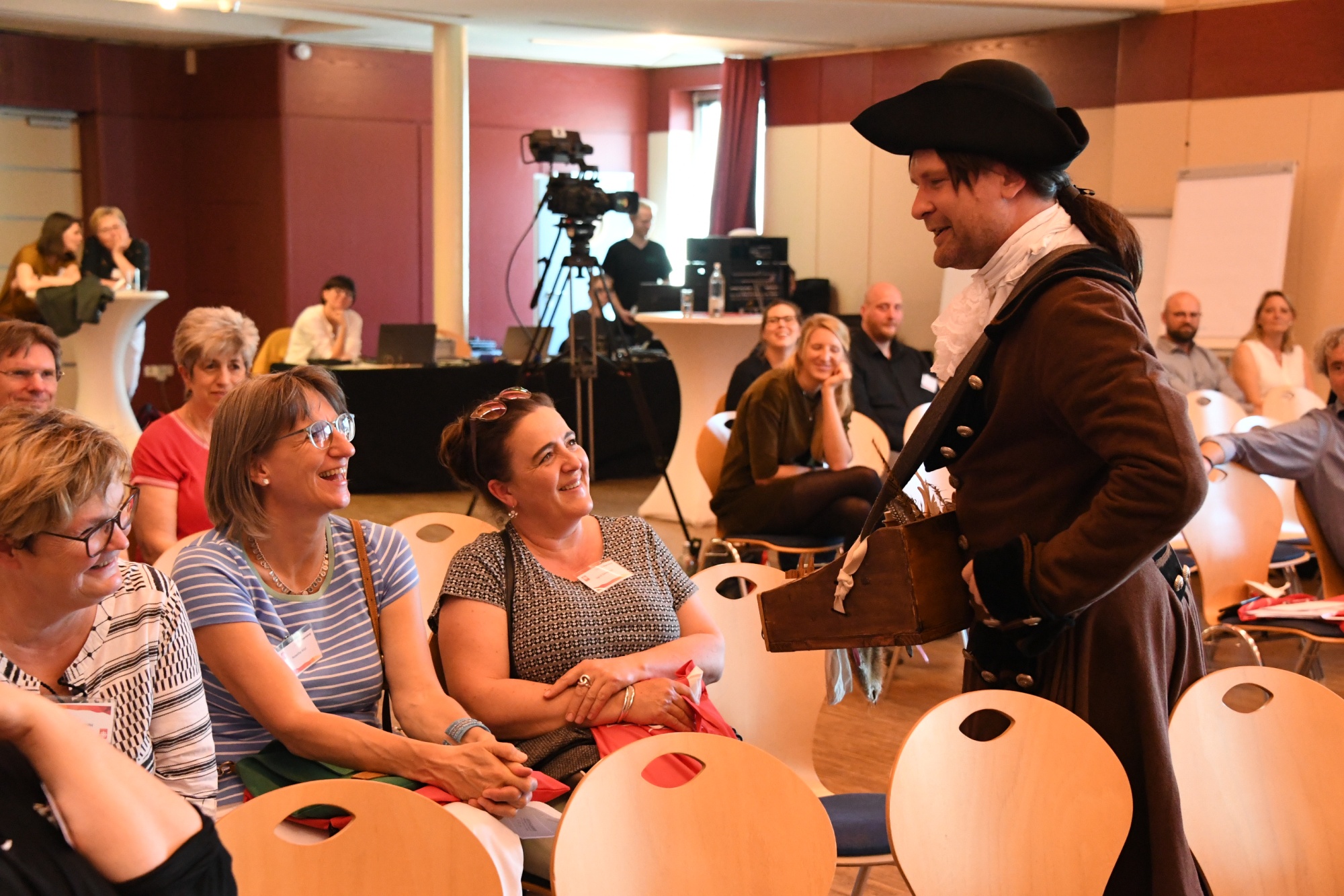 Showeinlage bei einem Kongress