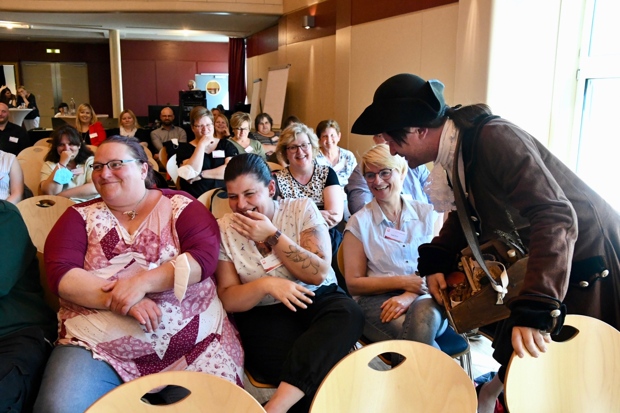 Showeinlage bei einem Kongress