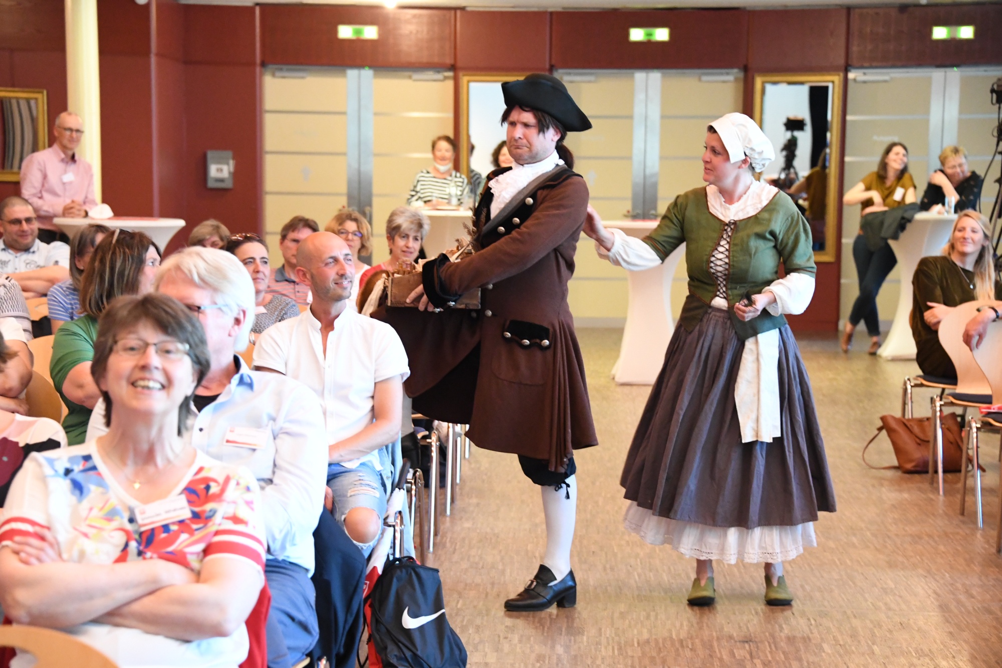 Showeinlage bei einem Kongress