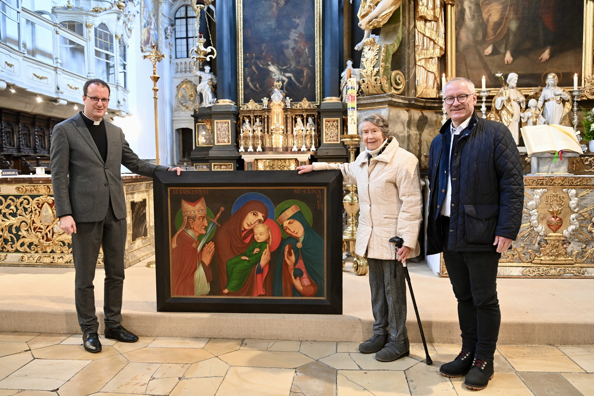 Personen in Kirche