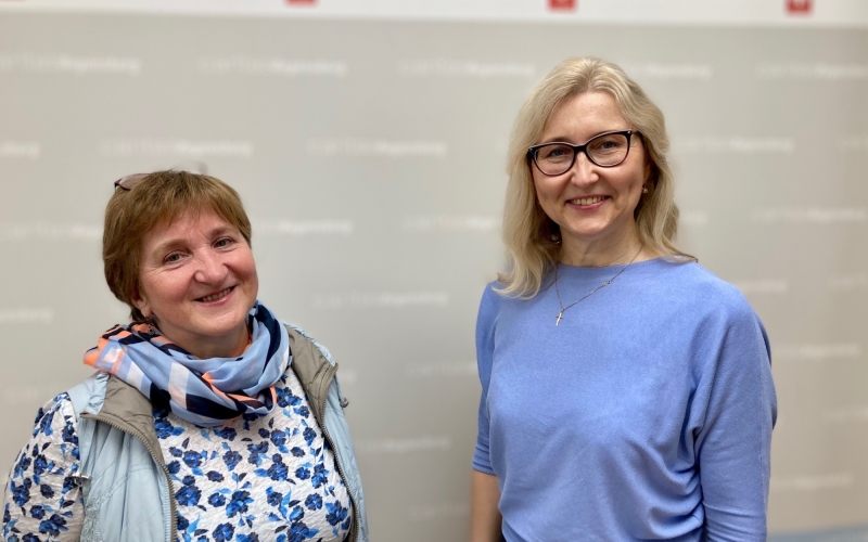 Zwei Personen im Portrait