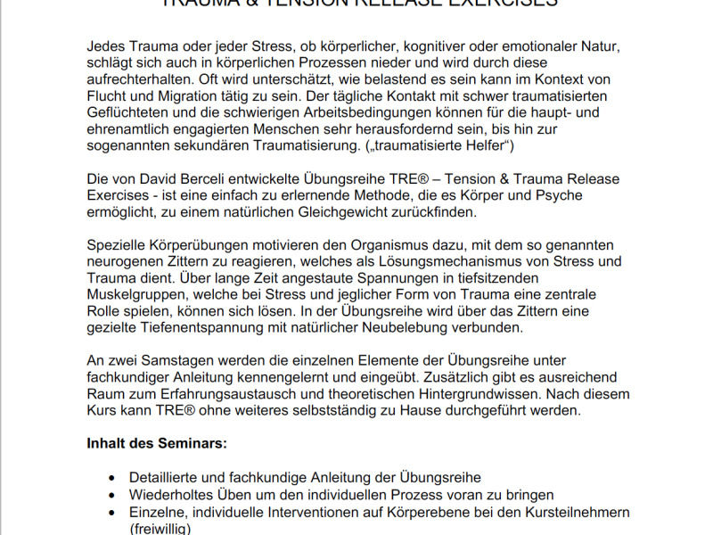 Seminarunterlagen