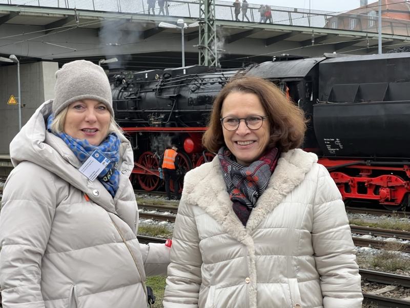 Zwei Frauen im Portrait