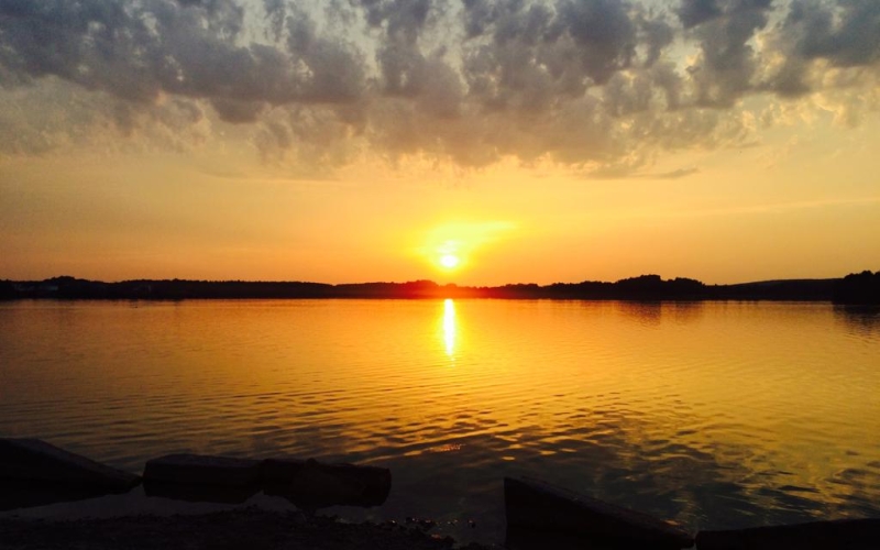 Sonnenuntergang am See