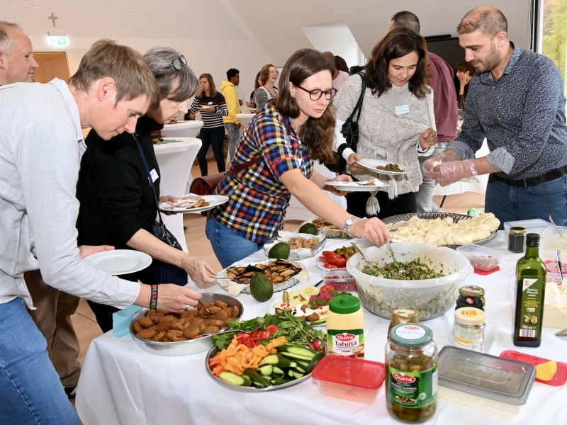 Personen bei Catering