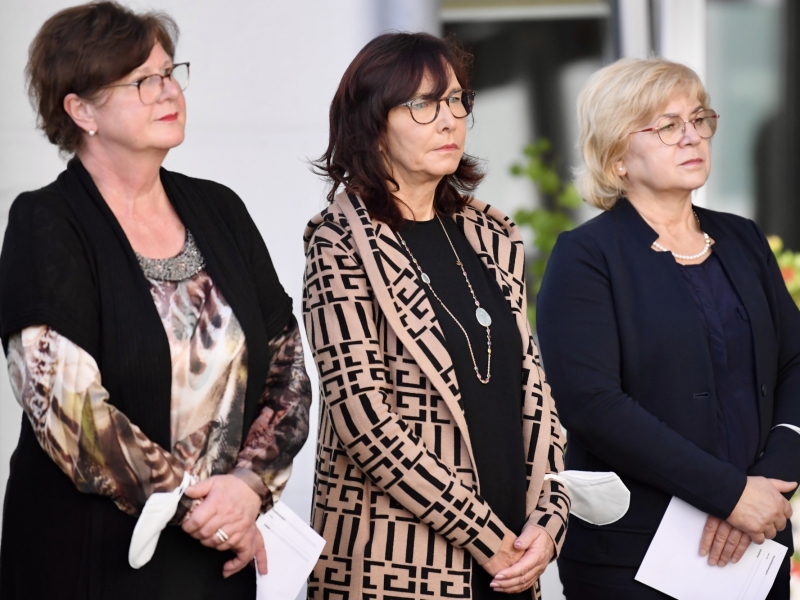 Drei Frauen im Portrait