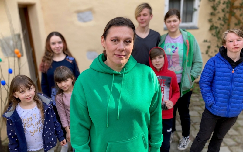 Portrait einer Familie