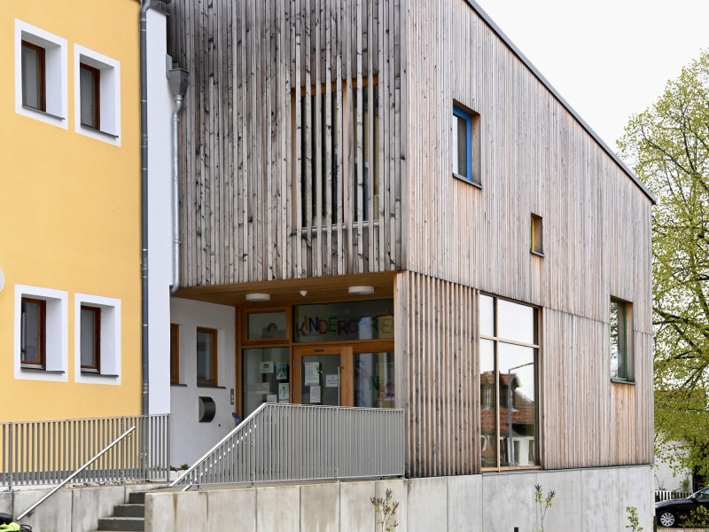 Au&szlig;enaufnahme von einem Geb&auml;ude