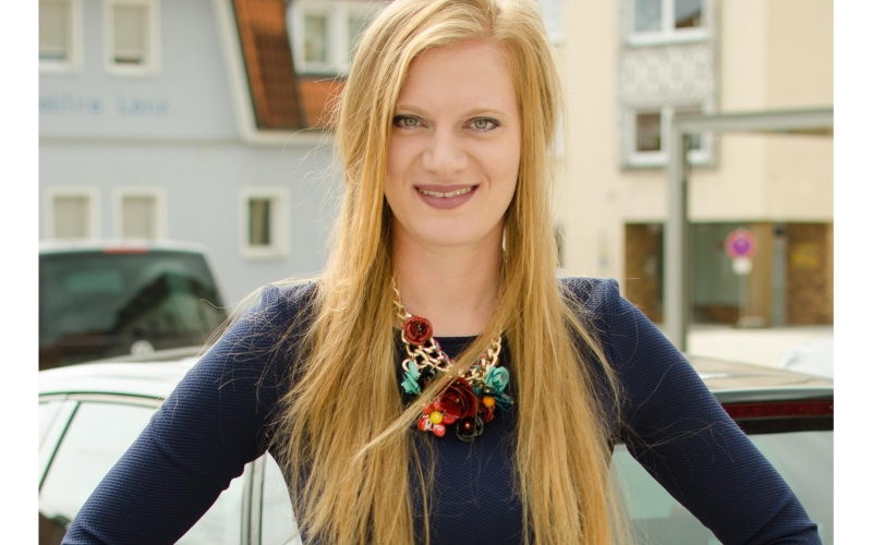 Frau im Portrait