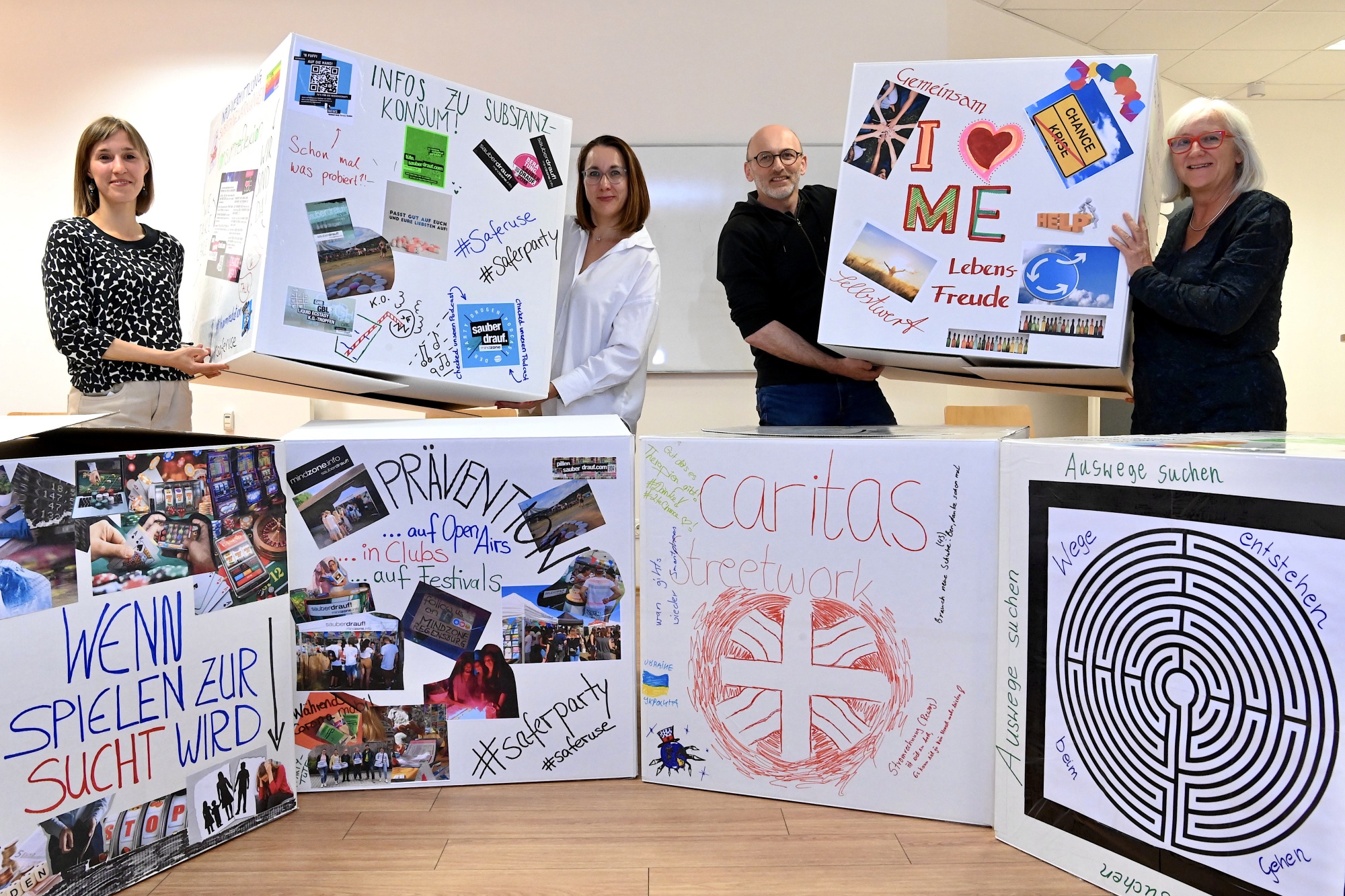 Selbstgemalte Wandbilder