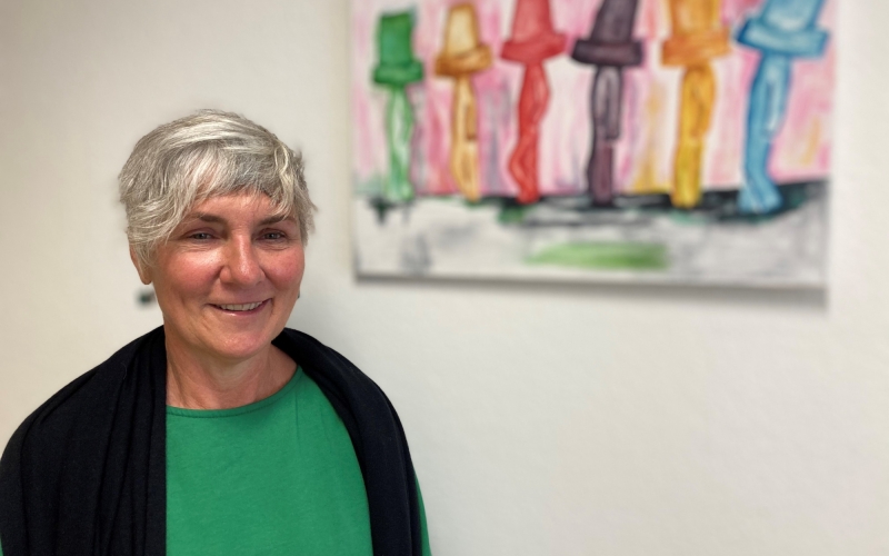 Frau im Portrait